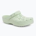 Papuci Crocs Classic Floral Cutout Clog jade tint
