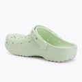 Papuci Crocs Classic Floral Cutout Clog jade tint 4