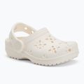 Papuci pentru copii  Crocs Classic Floral Cutout Clog Kids Toddler chalk 2
