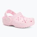 Papuci pentru copii  Crocs Classic Floral Cutout Clog Kids Toddler pink milk 2