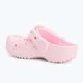 Papuci pentru copii  Crocs Classic Floral Cutout Clog Kids Toddler pink milk 4