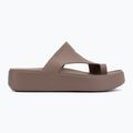 Papuci pentru femei Crocs Getaway Platform Toe Loop truffle 2