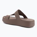 Papuci pentru femei Crocs Getaway Platform Toe Loop truffle 3