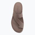 Papuci pentru femei Crocs Getaway Platform Toe Loop truffle 5