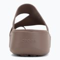 Papuci pentru femei Crocs Getaway Platform Toe Loop truffle 6