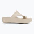 Șlapi pentru femei Crocs Getaway Platform Toe Loop sandstone 2