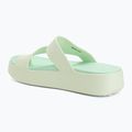 Șlapi pentru femei Crocs Getaway Platform Toe Loop jade tint 3