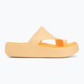 Șlapi pentru femei Crocs Getaway Platform Toe Loop golden hour 2