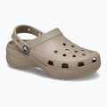 Papuci pentru femei Crocs Classic Platform Clog taupe