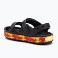 Sandale pentru copii Crocs Crocband Cruiser Flames black 3