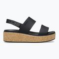 Sandale pentru femei Crocs Brooklyn Cork Low Wedge black/black 2