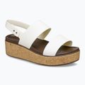 Sandale pentru femei Crocs Brooklyn Cork Low Wedge chalk
