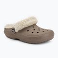 Șlapi Crocs Classic Fleece Lined mushroom