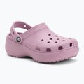 Papuci pentru femei Crocs Classic Platform Clog hydrangea 2