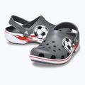 Papuci pentru copii Crocs Classic Soccer Band Clog Kids slate grey 14
