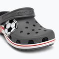 Papuci pentru copii Crocs Classic Soccer Band Clog Kids slate grey 8