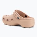 Papuci pentru femei Crocs Classic Platform Clog pink caramel 4