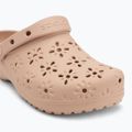 Papuci Crocs Classic Floral Cutout Clog pink caramel 8