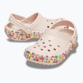 Papuci pentru copii Crocs Classic Beaded Band Clog Kids quartz 14