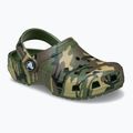 Șlapi pentru copii Crocs Classic Camouflage Toddler army green/multi