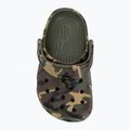 Șlapi pentru copii Crocs Classic Camouflage Toddler army green/multi 6