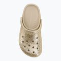 Șlapi pentru copii Crocs Classic Chunky Glitter sandstone 6