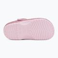 Șlapi pentru copii Crocs Classic Chunky Glitter pink milk 5