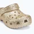 Șlapi pentru copii Crocs Classic Chunky Glitter 211940 sandstone 8