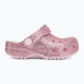 Șlapi pentru copii Crocs Classic Chunky Glitter 211940 pink milk 3