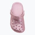 Șlapi pentru copii Crocs Classic Chunky Glitter 211940 pink milk 6