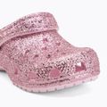 Șlapi pentru copii Crocs Classic Chunky Glitter 211940 pink milk 8