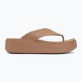 Șlapi pentru femei Crocs Gateway Platform milk chocolate 2