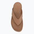 Șlapi pentru femei Crocs Gateway Platform milk chocolate 5