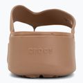 Șlapi pentru femei Crocs Gateway Platform milk chocolate 6