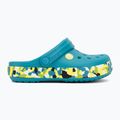 Șlapi pentru copii Crocs Crockband Glow Confetti Band turbo teal/multi 3