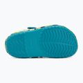 Șlapi pentru copii Crocs Crockband Glow Confetti Band turbo teal/multi 5