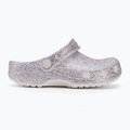 Șlapi pentru copii Crocs Classic Fantasy Glitter white 3