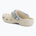 Șlapi pentru copii Crocs Classic Denim Flower Adjustment Backstrap summit white 4