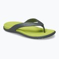 Șlapi Crocs Coast Flip slate grey/citrus 8