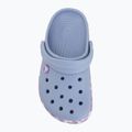 Șlapi pentru copii Crocs Crockband Glow Confetti Band blue haze/multi 6