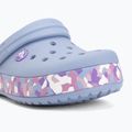 Șlapi pentru copii Crocs Crockband Glow Confetti Band blue haze/multi 8