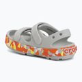 Sandale pentru copii Crocs Crocband Cruiser Glow Confetti Band atmosphere/flame 3