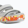 Sandale pentru copii Crocs Crocband Cruiser Glow Confetti Band atmosphere/flame 7