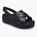 Sandale pentru femei Crocs Broklyn 4U Cross Strap black