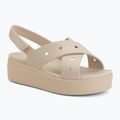 Sandale pentru femei Crocs Broklyn 4U Cross Strap frappe
