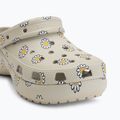 Șlapi pentru femei Crocs Classic Platform Floral meteor 8