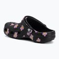 Șlapi pentru copii Crocs Classic Flower black 4