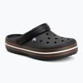 Șlapi Crocs Crocband Gum black
