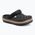 Șlapi pentru copii Crocs Crocband Gum black