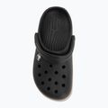 Șlapi pentru copii Crocs Crocband Gum black 6
